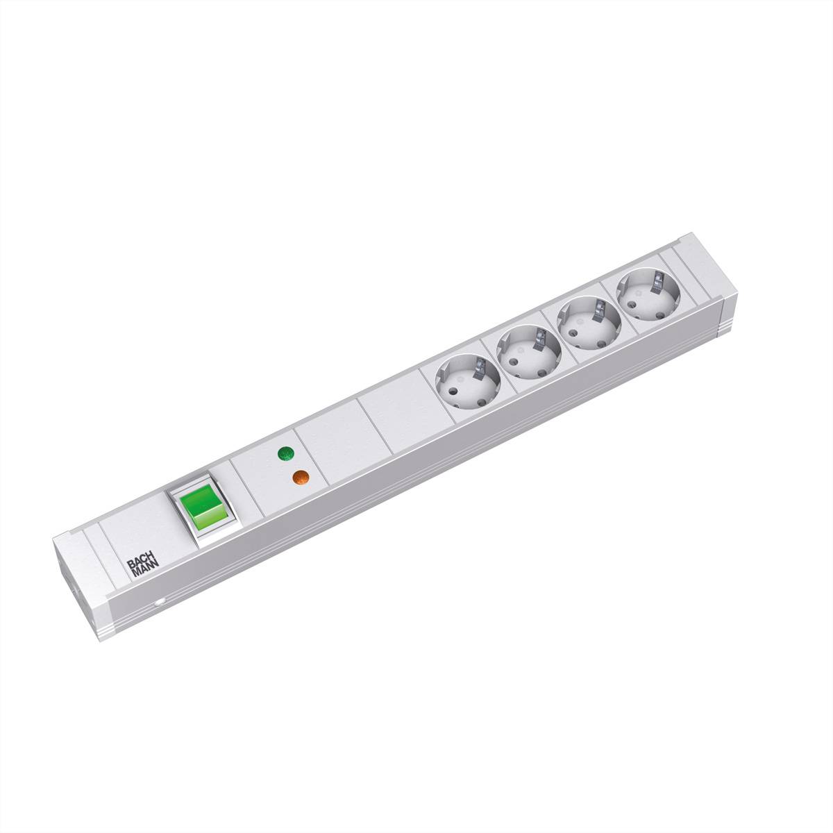 BACHMANN 19 PDU 1,5HE 4xCEE7/3, Schalter Steckdosenleisten 19 Steckdosenleiste