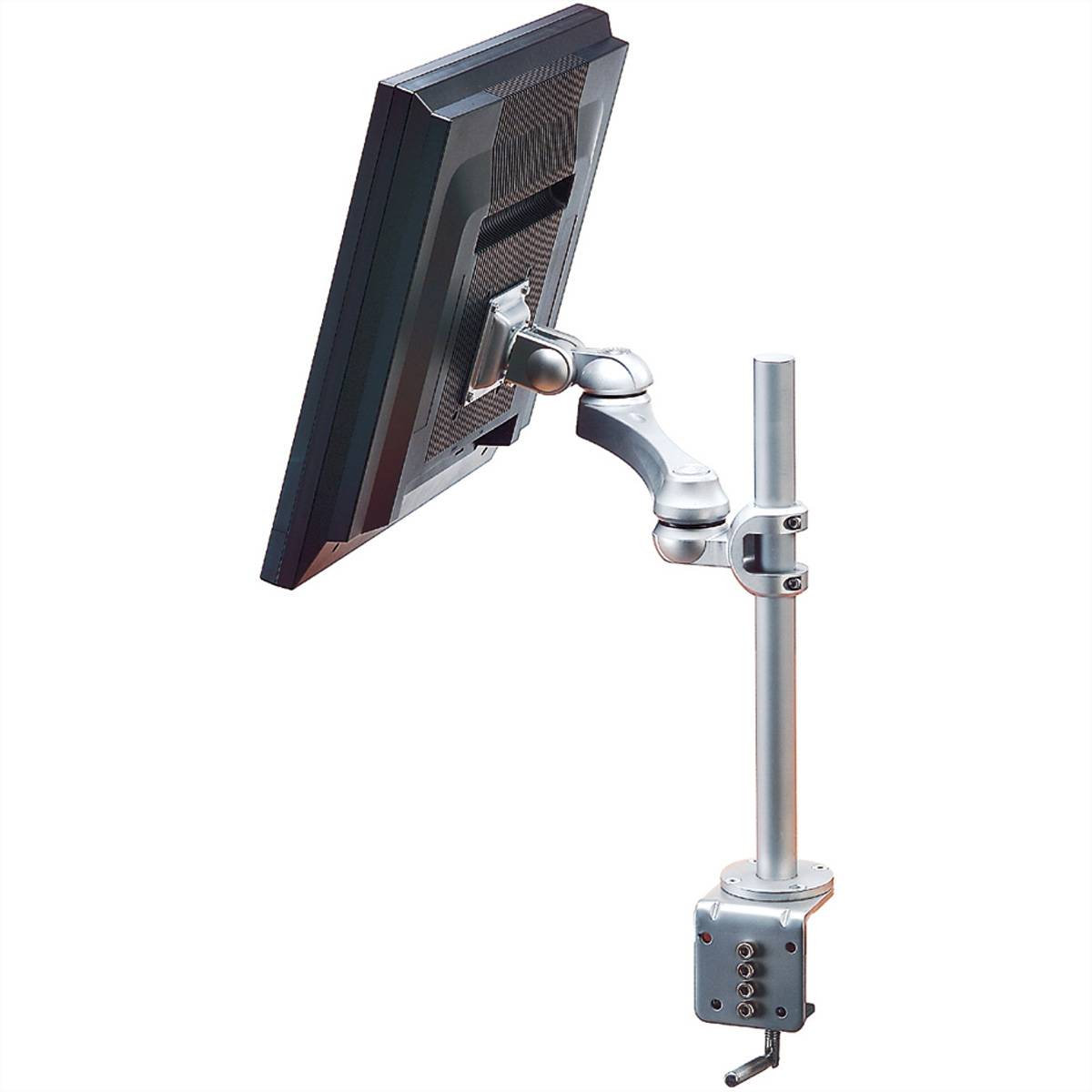 ROLINE LCD-Arm Trägerstange, 3 Gelenke, Tischmontage, bis 10 kg LCD-Monitorarme Monitorarm,