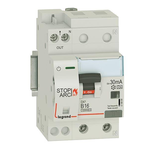 Legrand 415958 DX3 AFDD Brandschutz- schalter Fi/LS B16A 1P+NR 10kA 30mA Install.Baumaterial