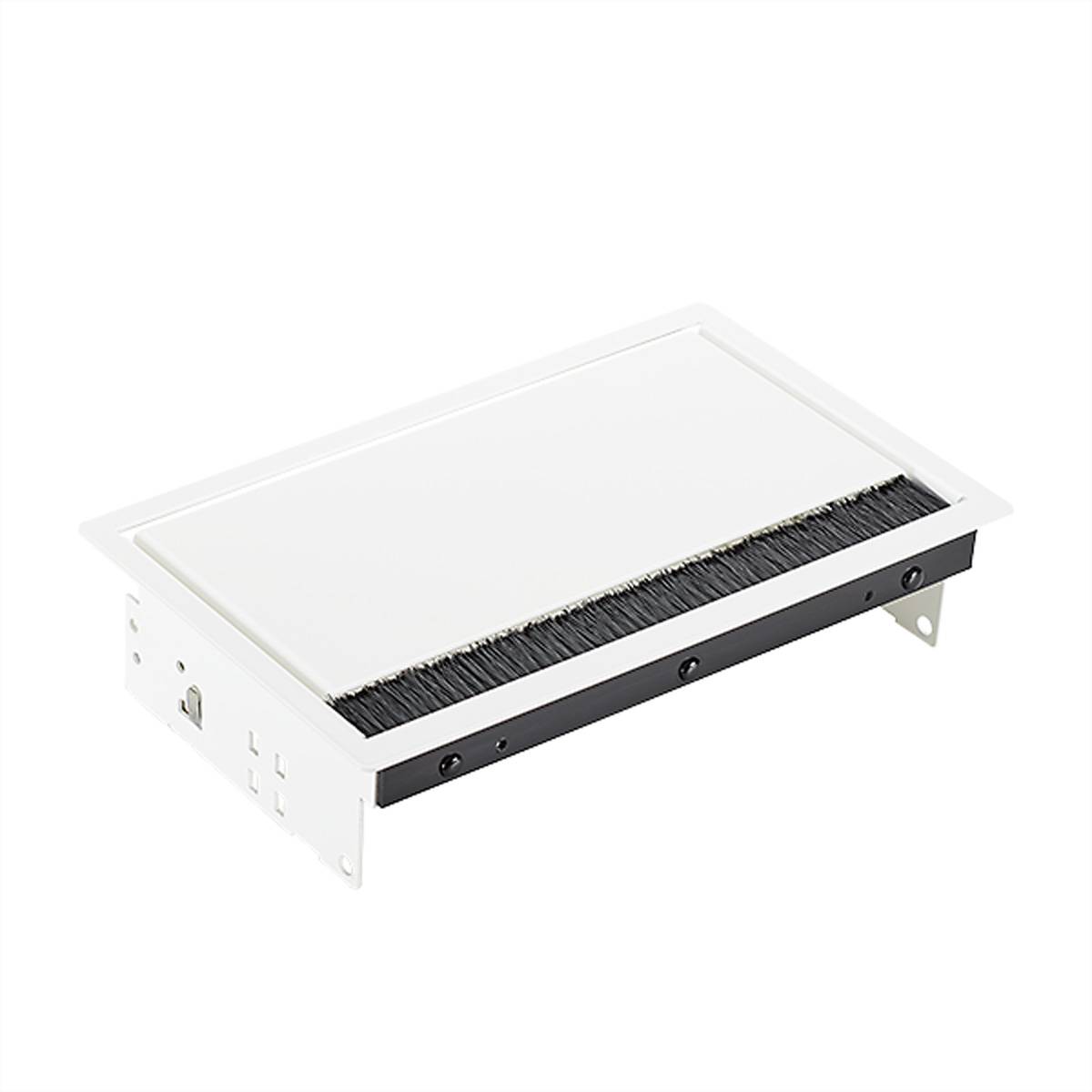 BACHMANN CONI Einbaurahmen Small, weiß Steckdosenleisten Einbau-Anschlussfelder