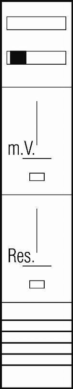 ABN ZÃ¤hlerplatz 3Pkt 1Z Res Z19111 m.Klemmstein 5p 250x1350mm Install.Baumaterial