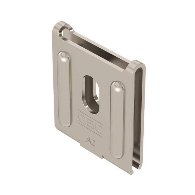 OBO K12 1818 A2 Wandbefestiger f.Gitterrinne 50x59 A2 1.4301 2B 6016421 (Inhalt 25 Stück)