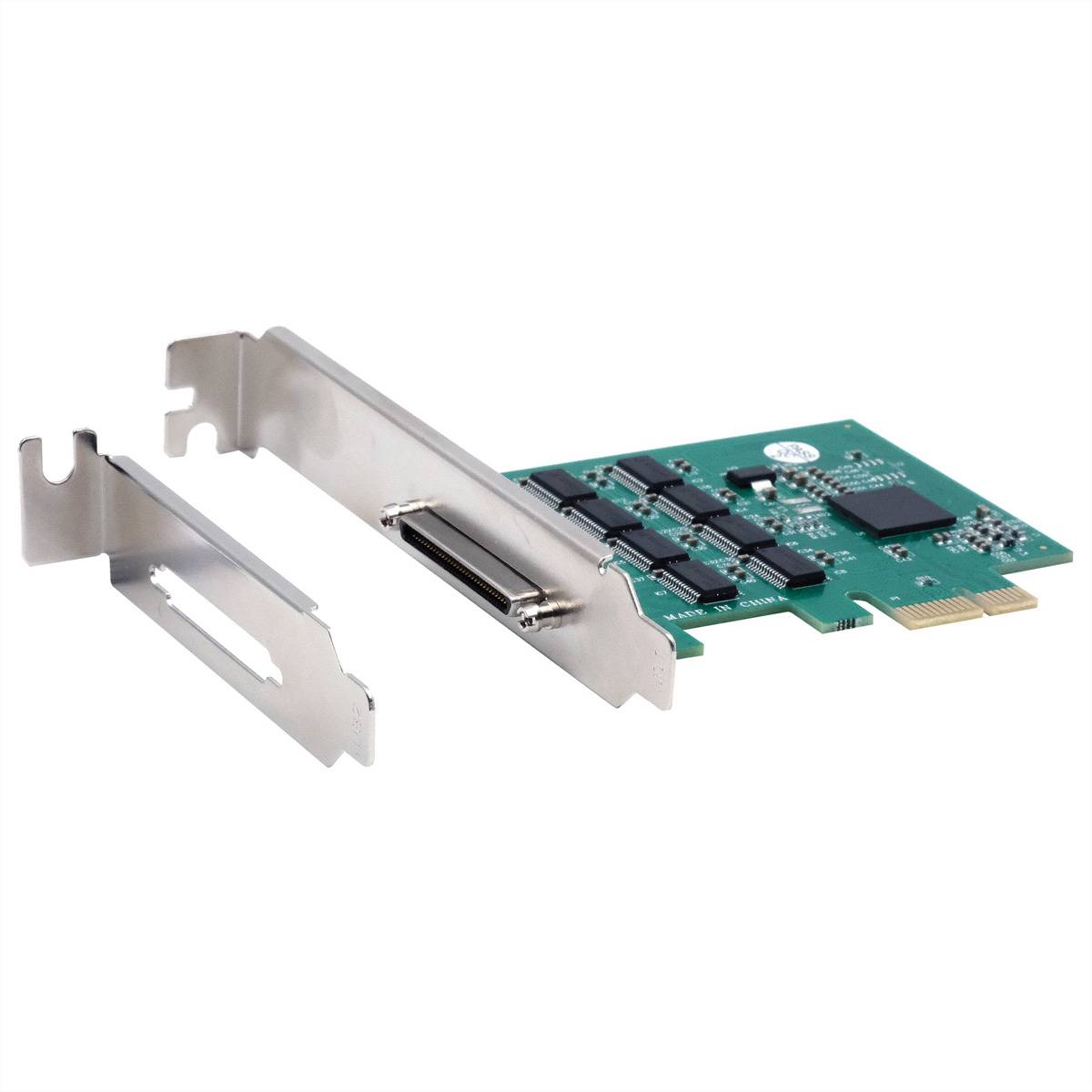 EXSYS EX-46028 8S Seriell RS-232 PCIe Karte Schnittstellenkarten PCI-Express-Adapterkarte