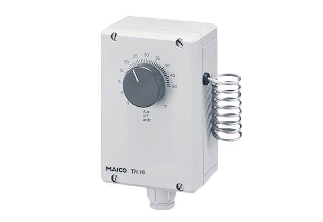 MAICO AP-Thermostat TH16 C Install.Baumaterial Ventil.Jalou.Mot.Ex- Ventil.Jal.Mot.Ex-Ma
