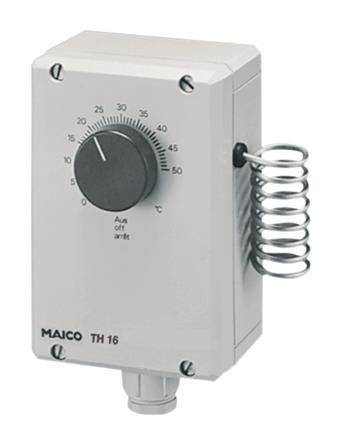 MAICO AP-Thermostat TH16 C Install.Baumaterial Ventil.Jalou.Mot.Ex- Ventil.Jal.Mot.Ex-Ma
