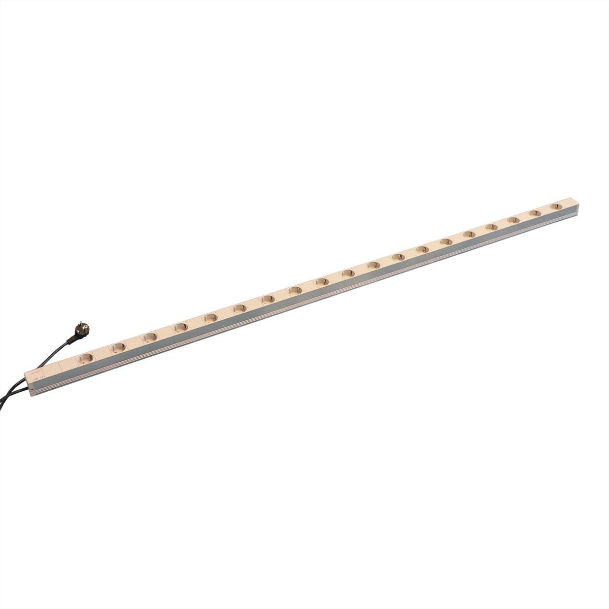 SCHROFF Schutzkontakt-Steckdosenleiste - STECKDL.Schutzkontakt 19DO. 1753LG 19 SchrÃ¤nke &amp,