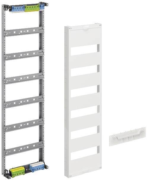 Hager Verteilerfeld universZ ZU26KS 900mm 6reihig 1feldig PE/N waagerecht Install.Baumaterial