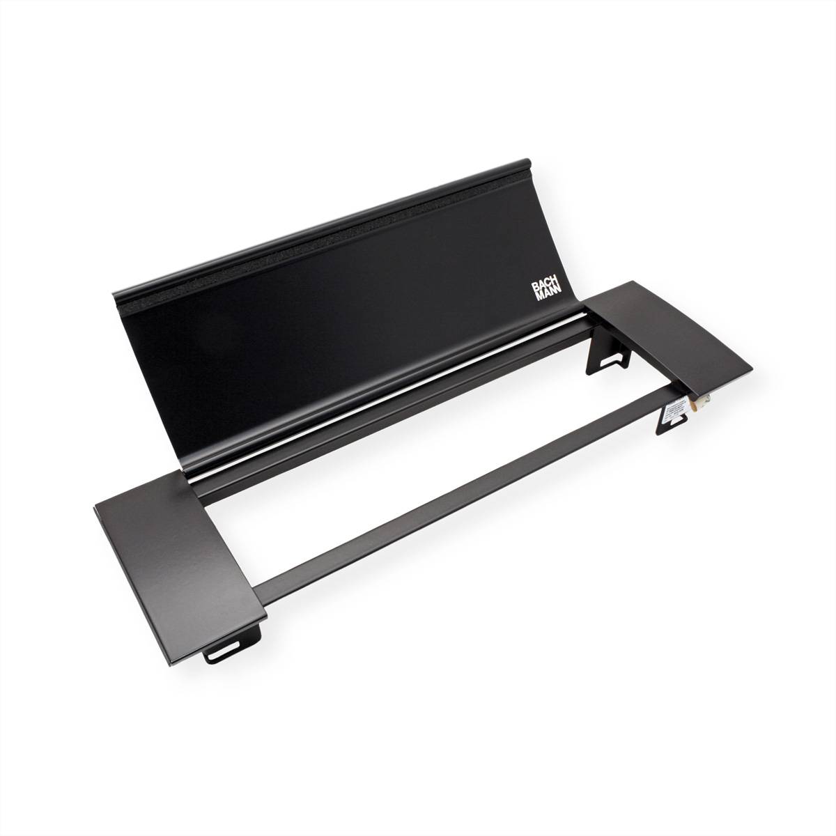 BACHMANN POWER FRAME COVER schwarz ALU 4-fach RAL9005 Steckdosenleisten Einbau-Anschlussfelder