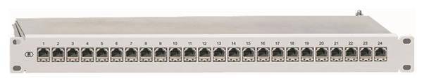 Rutenbeck Patchpanel PP-Cat.6A iso-24/1 Cat.6A 236101100 Install.Baumaterial Netzw.Telekomm