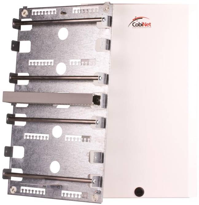 CobiNet 112694 VKA8/PROFIL Verteiler- gehäuse Stahl f.400DA 333x553x115 R9016 Install.Baumaterial