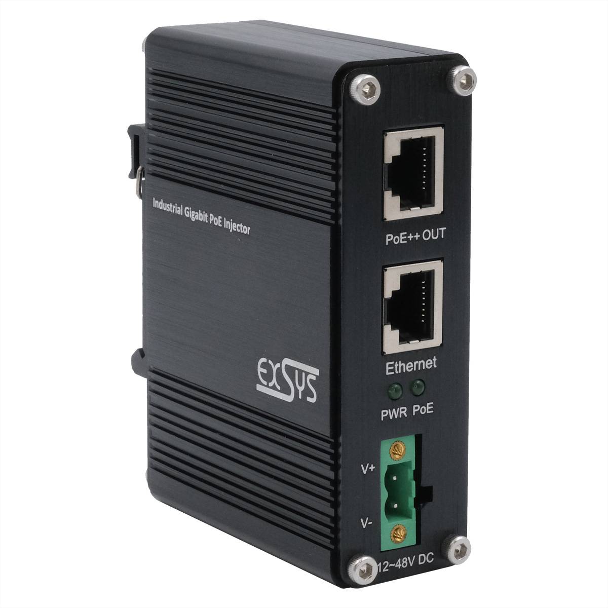 EXSYS EX-60315 PoE++ Gigabit Injektor 95W PoE Adapter PoE