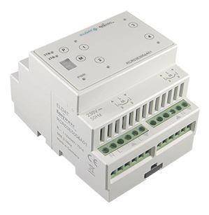 ELDAT Hutschienen- RCR03EN5004A01-29K Empfänger Motor 4 Kanal 230VAC grau Install.Baumaterial KNX