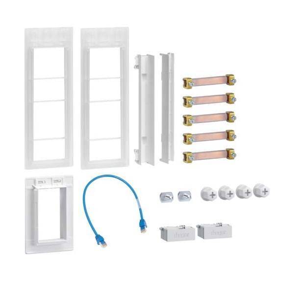 Hager Verbindungssatz universZ ZM01MS eHZ Schrank/Schrank m.WAN-Verbindung Install.Baumaterial