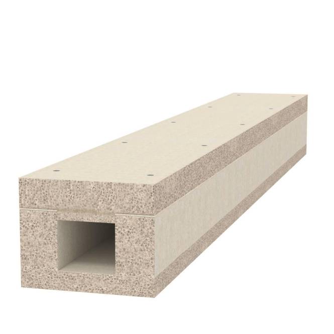 OBO BSKD09-K0506 Brandschutzkanal I90/E30 Direktmontage 1000x50x60 7215136 Install.Baumaterial