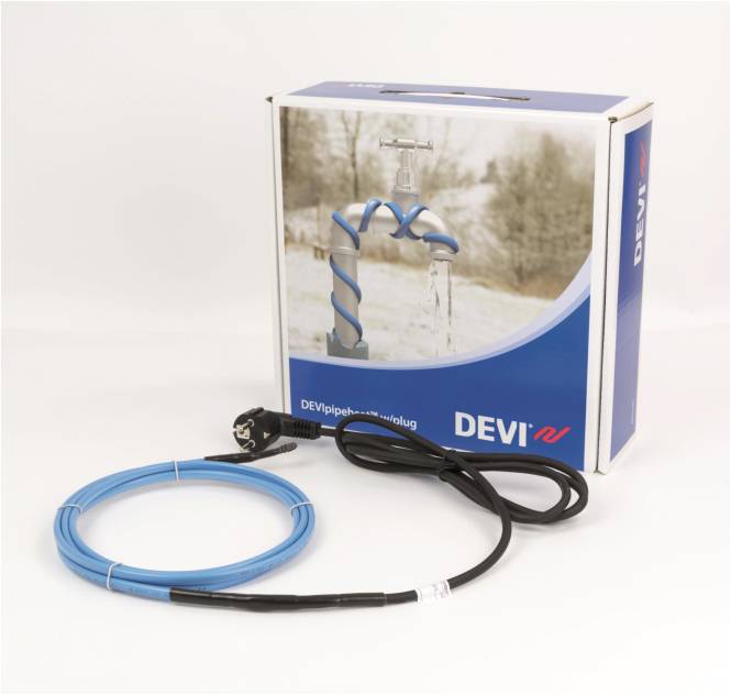 DEVI Heizband Pipeheat DPH 10 98-300081 25m 10W/m 230V steckerfertig Haustechnik Elektrisch heizen