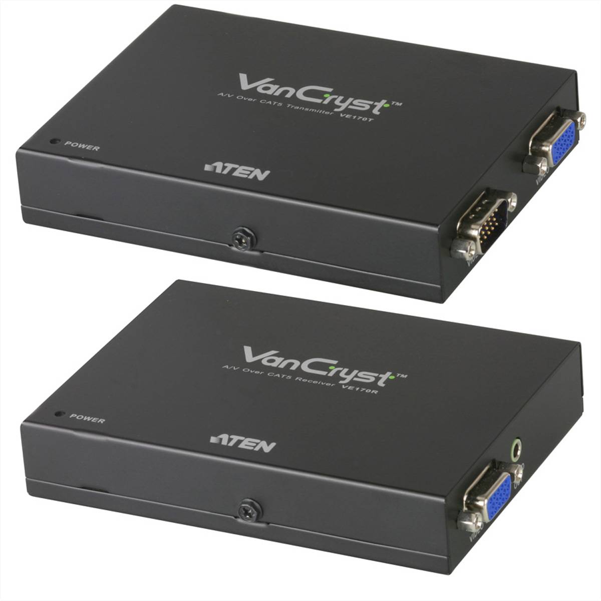ATEN VE170 VGA Cat5 Audio/Video Extender (Sender und Empfänger) KVM-(IP) Verlängerungen