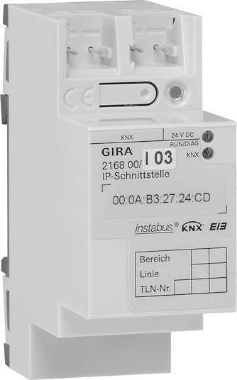 GIRA 216800 IP-Schnittstelle KNX REG Install.Baumaterial Schaltermat/Geb.Steu KNX