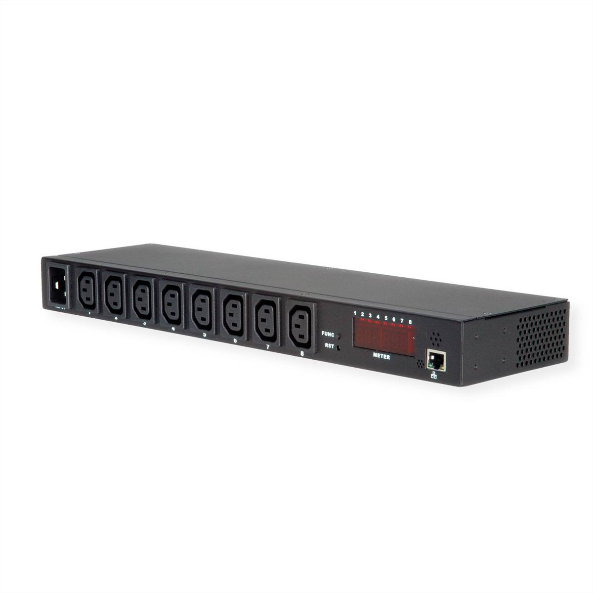 VALUE IP-Steckdosenleiste 8fach, 19-Rackmount Steckdosenleisten IP Power Switch