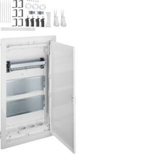 Hager Multimedia Volta HWV VH36NW 3reihig m.geschlitzter StahlblechtÃ¼r Install.Baumaterial