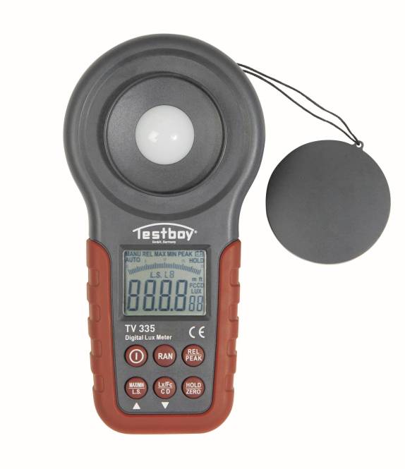 Testboy LED-Luxmeter TV 335 0-400.000 Lux Install.Baumaterial Werkzeug Messgeräte