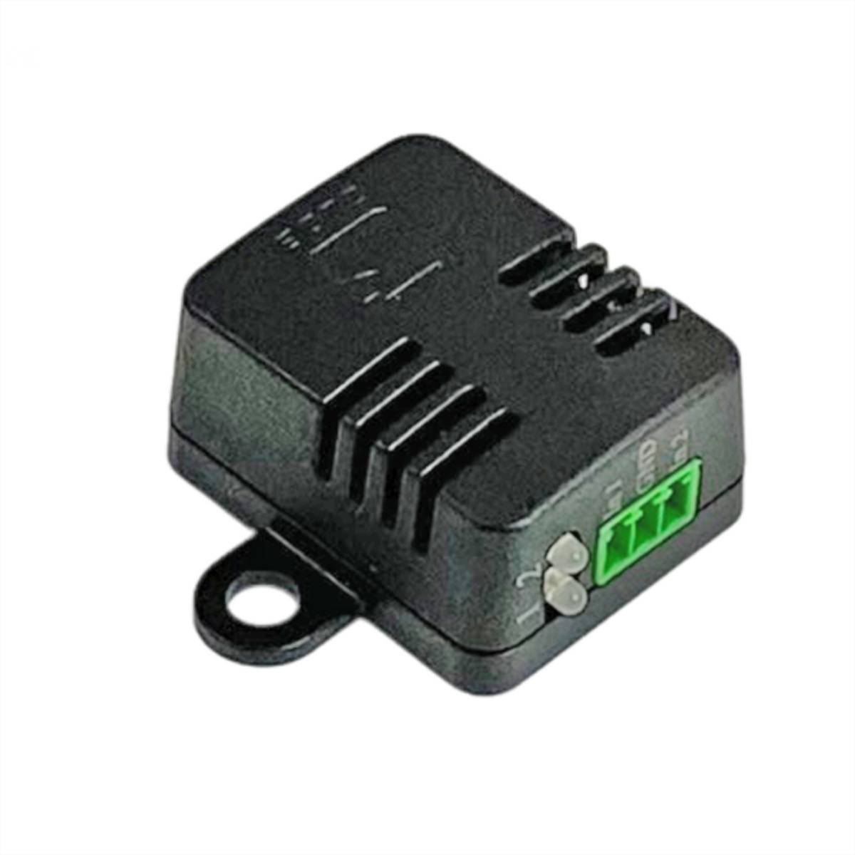 GUDE 7210 Temperatur-/Luftfeuchte-/ Luftdruck-Sensor mit 2 SignaleingÃ¤ngen Steckdosenleisten