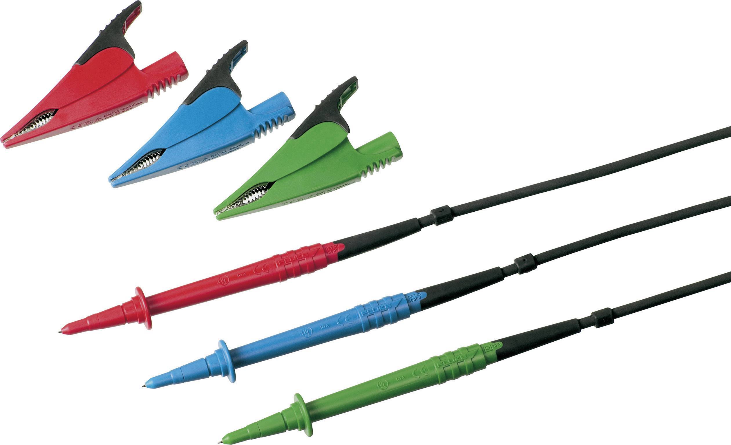 Fluke TL165X Standard-Messleitungssatz ** m.Alligatorklemmen 2107756 Install.Baumaterial Werkzeug