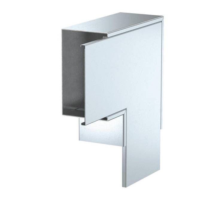 OBO PLM FA 1220 FS Flachwinkel m.Brandschutzgewebe 350x350x120 7218070 Install.Baumaterial