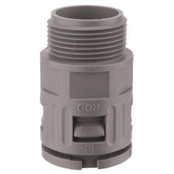 FLEXA RQG-P, grau AD 28.5, PG 5020026021 21 (Inhalt 25 Stück) Install.Baumaterial Schutzschläuche