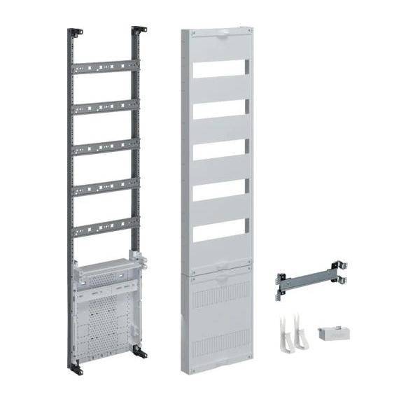 Hager Verteilerfeld univZ ZU37V5RKAPZ2 1050mm 1feld. 5rh m.APZ unten o.QC-Kl. Install.Baumaterial