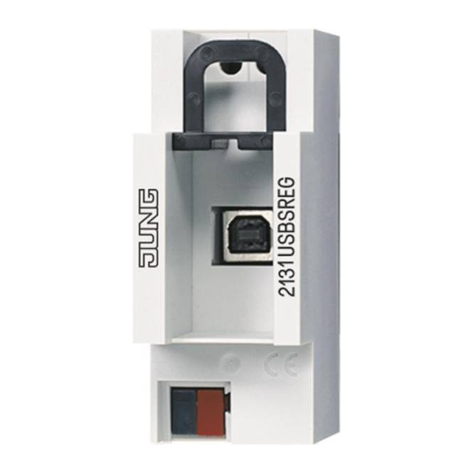 Jung KNX 2131USBSREG USB-Datenschnittstelle Install.Baumaterial Schaltermat/Geb.Steu KNX