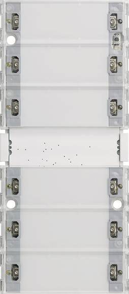 GIRA 513600 Tastsensor3 Komfort 6fach (3+3) KNX System 55 Install.Baumaterial Schaltermat/Geb.Steu