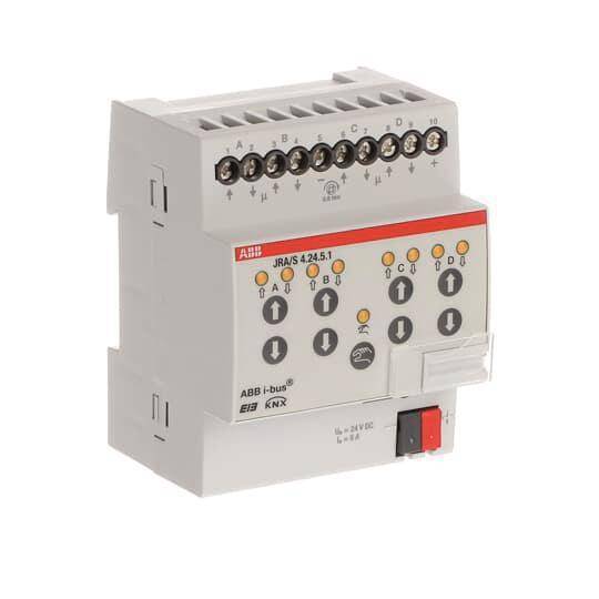 ABB Jalousie- JRA/S 4.24.5.1 /Rollladenaktor 24 V DC Install.Baumaterial Schaltermat/Geb.Steu KNX