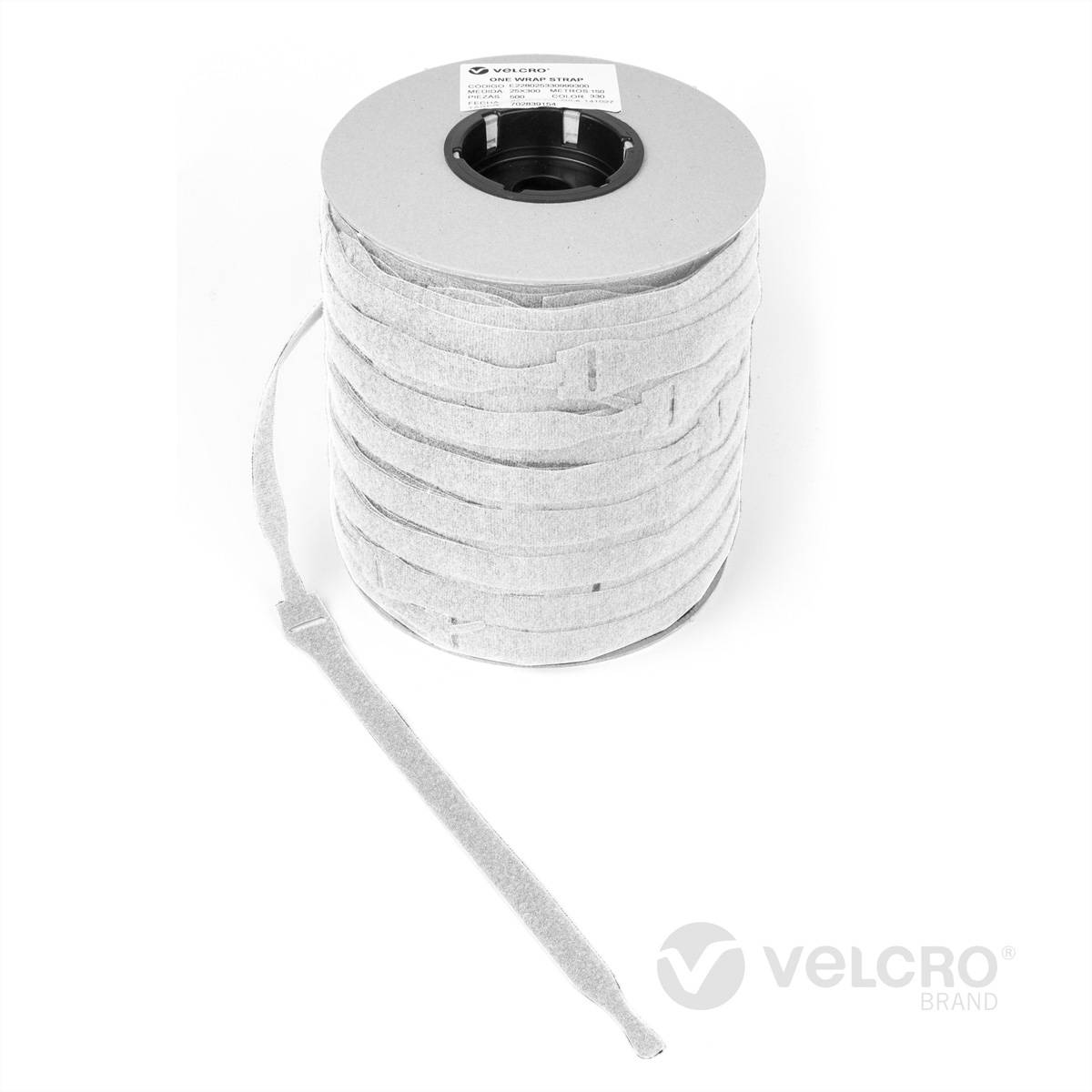 VELCROÂ® One WrapÂ® Strap 25mm x 300mm, 750 StÃ¼ck, weiÃŸ Installation / Reinigung Kennzeichnung und