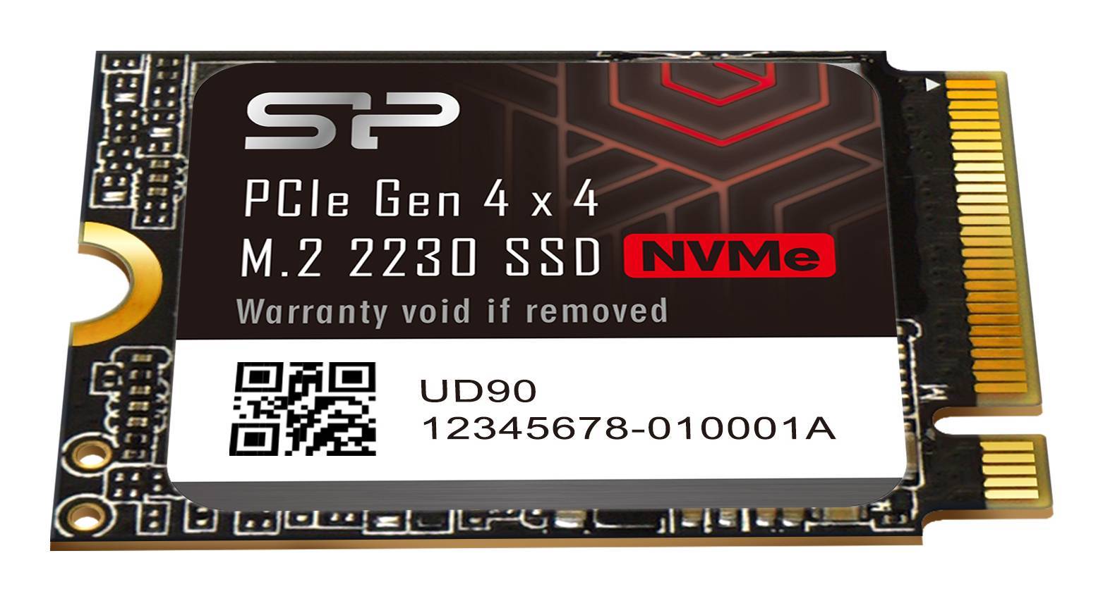 SSD 500GB Silicon Power PCI-E UD90 Gen4x4 NVMe 3D Nand SLC Multimedia-Technik Solid State Drives
