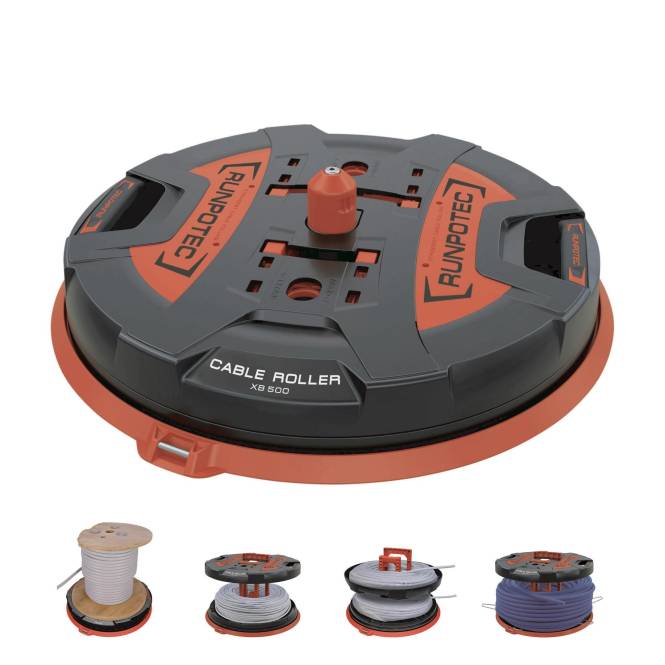 RUNP X-BOARD Profi-Kabelabroller XB500 bis 800KG belastbar 10136 Install.Baumaterial Werkzeug