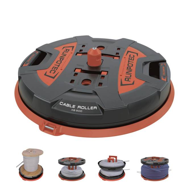 RUNP X-BOARD Profi-Kabelabroller XB500 bis 800KG belastbar 10136 Install.Baumaterial Werkzeug