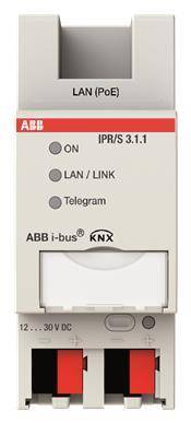ABB IPR/S 3.1.1 Gerätelabel mit Indikatoren für „ON