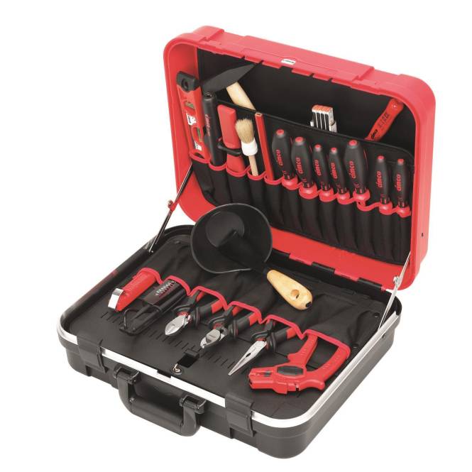 Cimco Lehrlingskoffer Light 172004 ** Hartschalenkoffer Install.Baumaterial Werkzeug Messgeräte