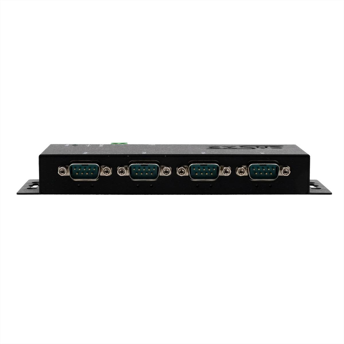 EXSYS EX-6114-2PoE Ethernet zu Seriell 4 x RS-232 mit 9 Pin Stecker PoE Adapter, Terminatoren, zu