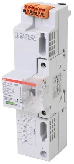 ABB Ãœberspannungschutz Kombiableiter TYP1/2 OVR ZP+ 3N 7.5-255 MCB6 TT/TNS Install.Baumaterial