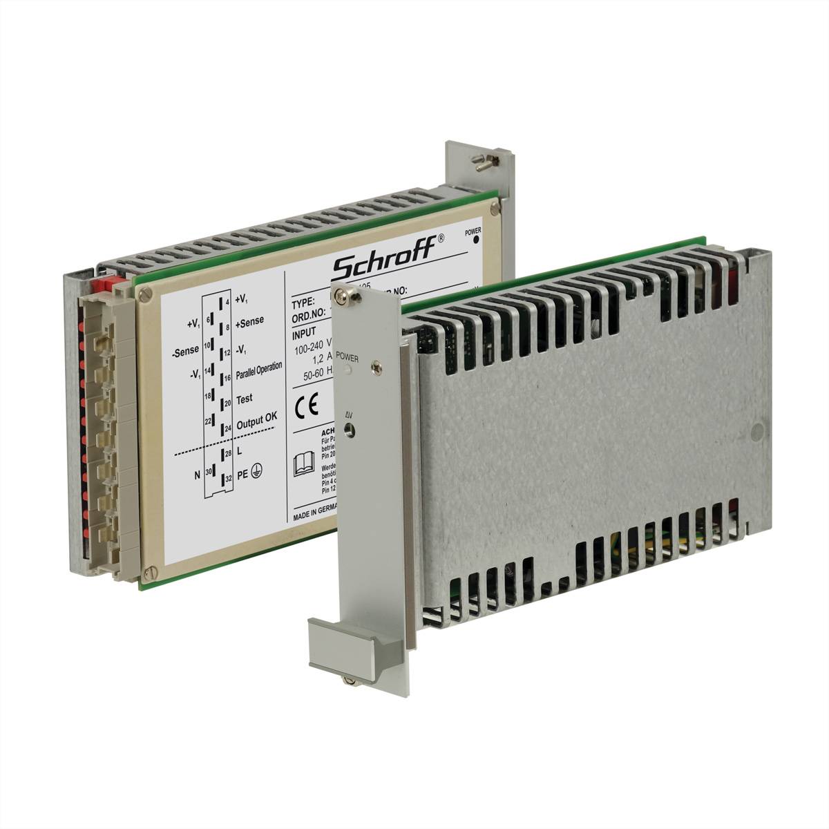 SCHROFF NETZGER. MAX50-112 3HE 6TE 19 Schränke &amp, Ausbauteile Netzgeräte