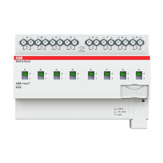 ABB Schaltaktor 8fach 16 A SA/S8.16.5.2 C-Last REG 2CDG110267R0011 Install.Baumaterial KNX