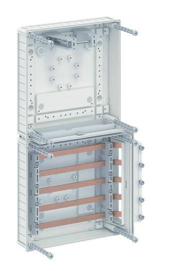 Striebel Einspeisegehäuse CZE230 m.Sammelschienen 165mm 2CPX052471R9999 Install.Baumaterial