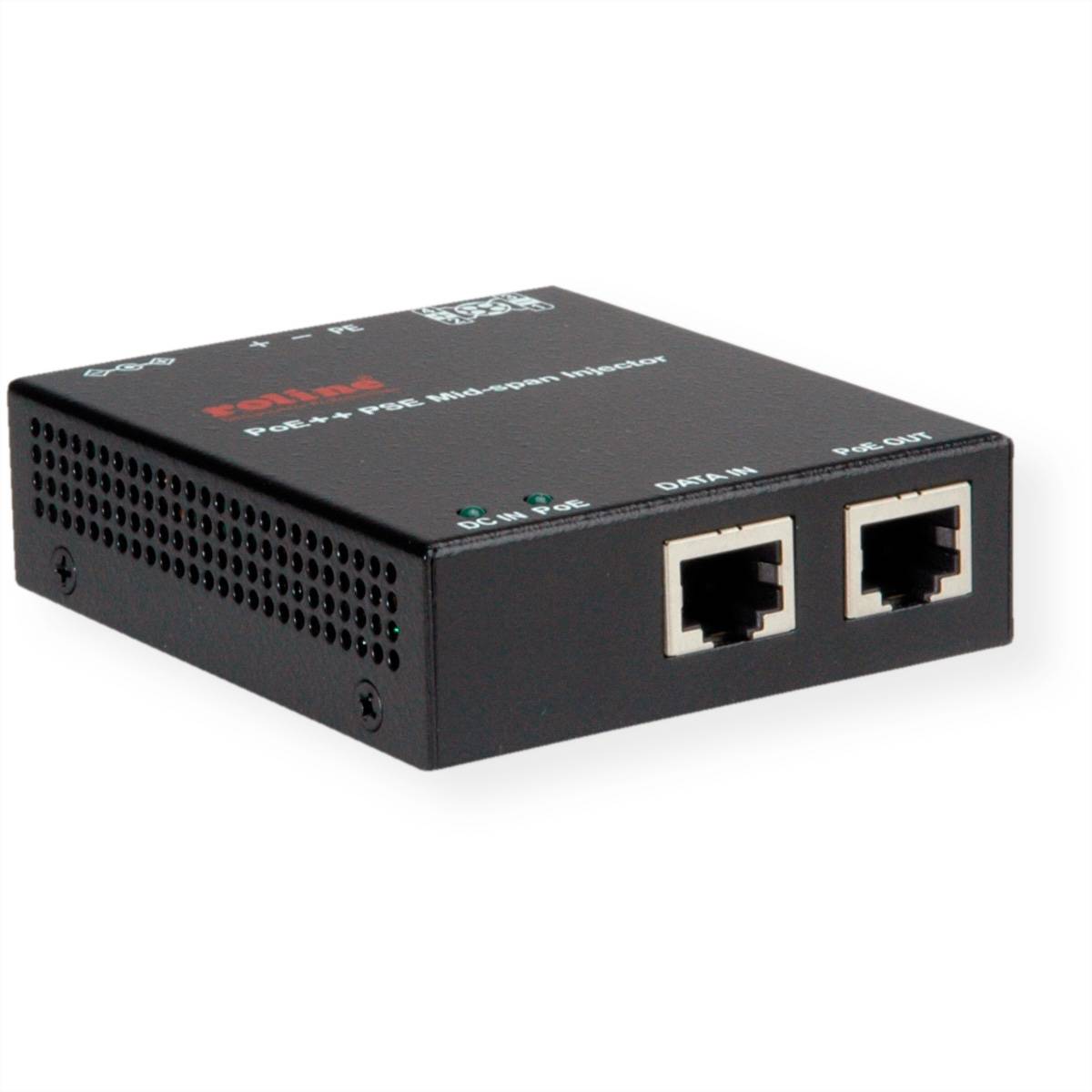 ROLINE Industrie Gigabit PoE++ Injektor, 90W PoE Adapter PoE Injektor