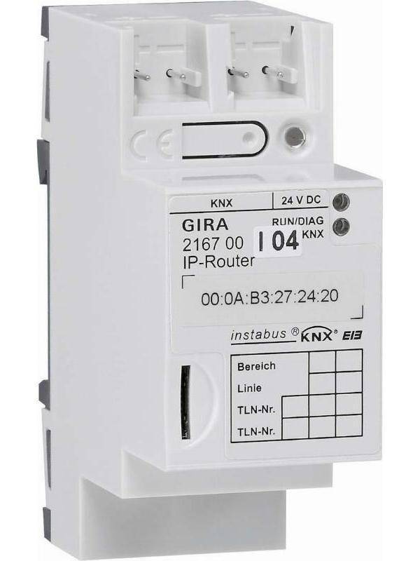 GIRA 216700 IP-Router KNX KNX REG Install.Baumaterial Schaltermat/Geb.Steu KNX