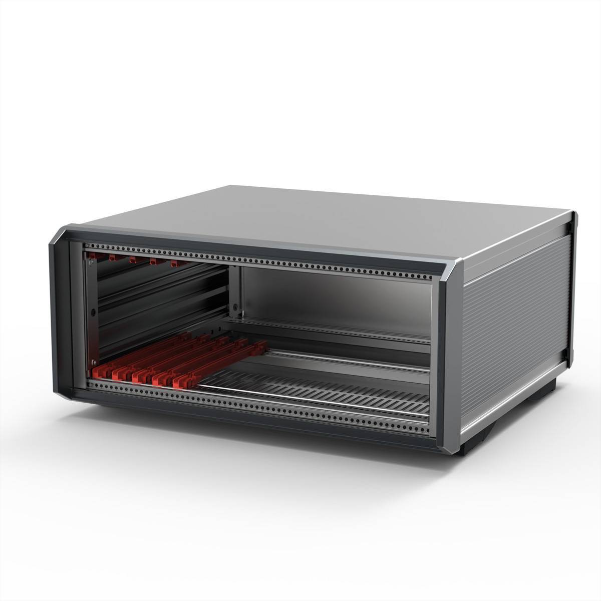 SCHROFF Komplettgehäuse, EMV-geschirmt - PROPAC PRO GEH.3HE 63TE 326T 19 Schränke &amp, Propac