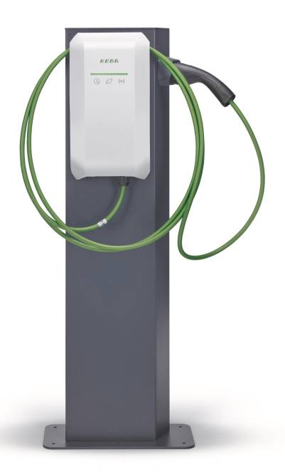 KEBA KC-P30/P40 StandsÃ¤ule, Single Farbe: RAL7016 131771 Install.Baumaterial ZÃ¤hlerschr./Verteilg