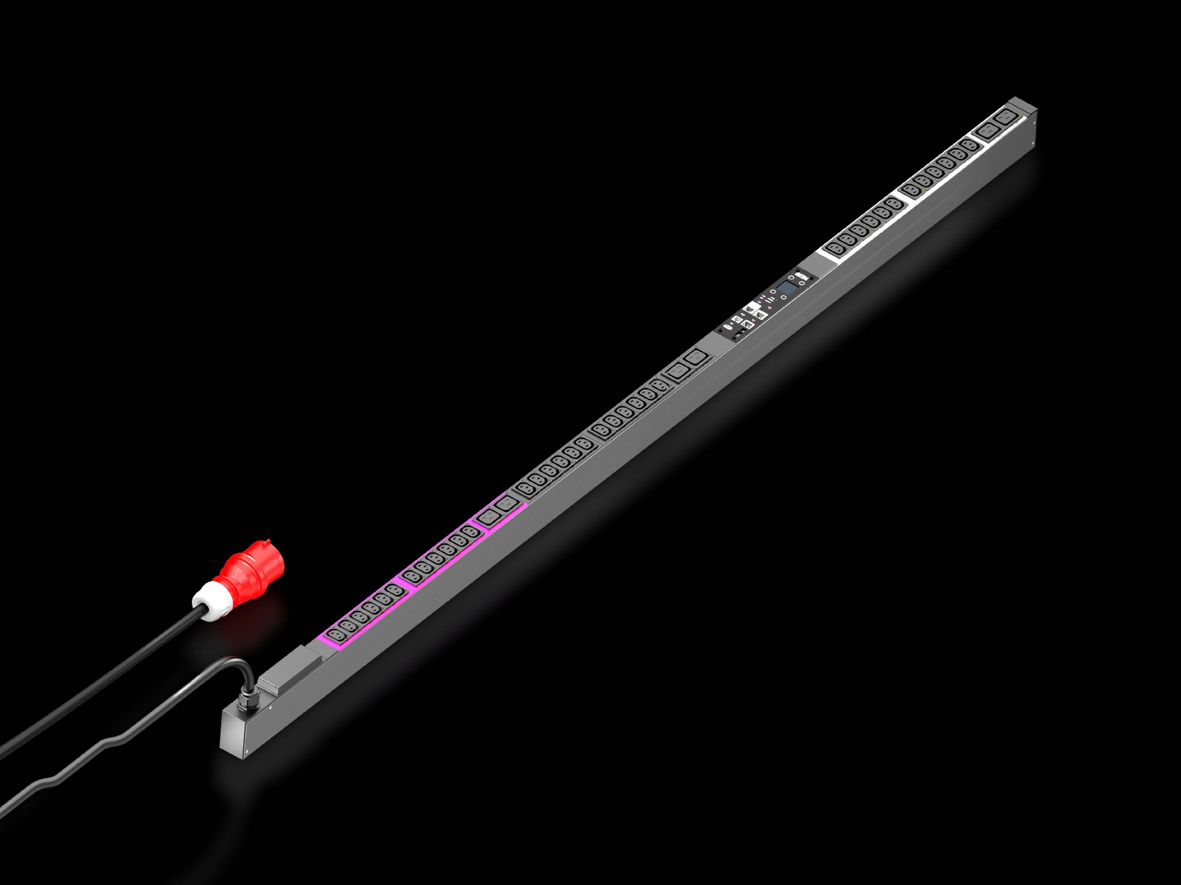 Rittal PDU managed 16A/3P CEE 36xC13+6xC19 Multimedia-Technik Power Distribution Unit