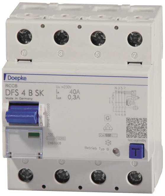 DOEP Fi-Schutzsch. DFS4-040-4/0,30-BSK Allstromsensitiv 230/400V 09136998 Install.Baumaterial