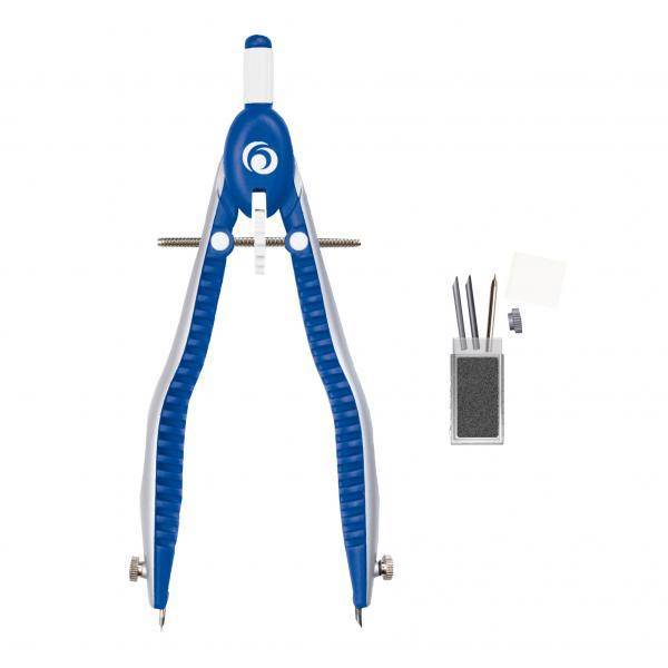 Herlitz my.pen Zirkel, Blau-Weiß Multimedia-Technik Zeichnen,Malen,Basteln